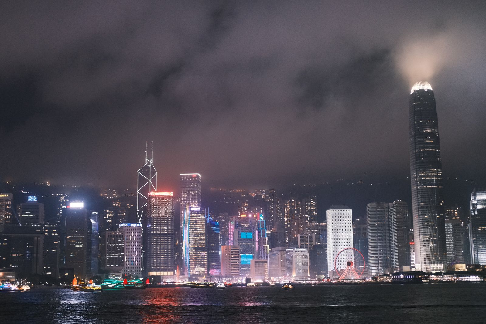 Temsilî görsel: gece Hong Kong’un Central bölgesi
